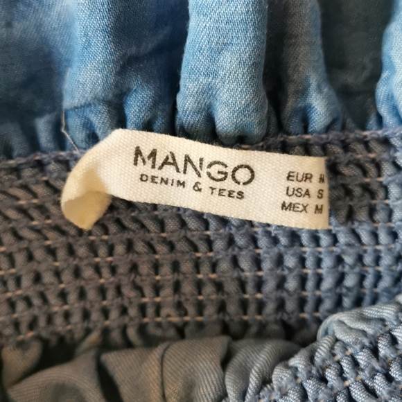 Mango blue dress, size S US. - Picture 4 of 4